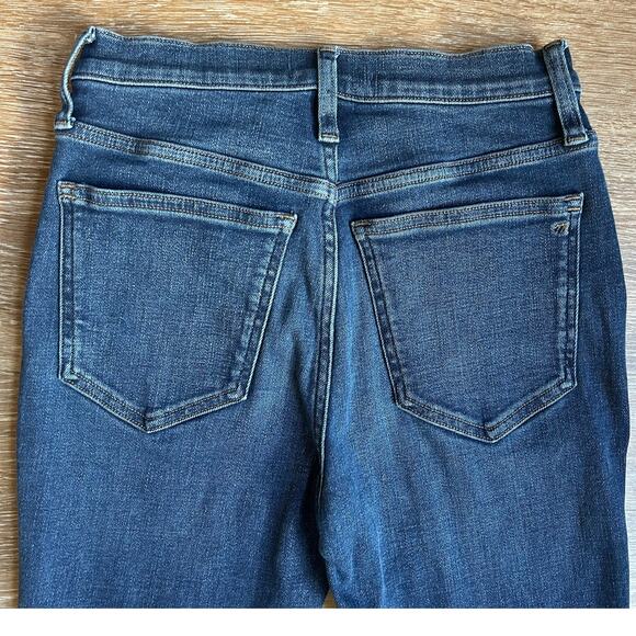 Madewell 10-Inch High Rise Skinny‎ Jeans Size 25 0 Dark Wash - Picture 6 of 8